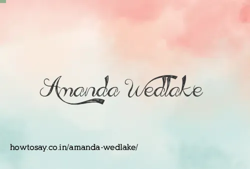 Amanda Wedlake
