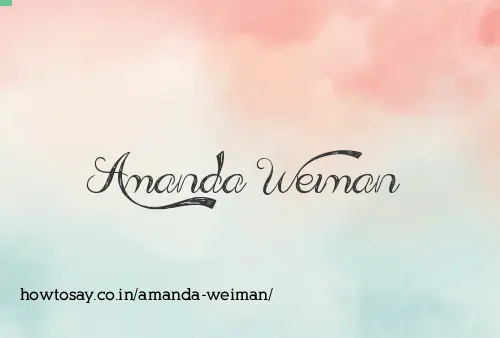 Amanda Weiman