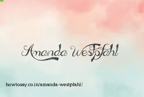 Amanda Westpfahl