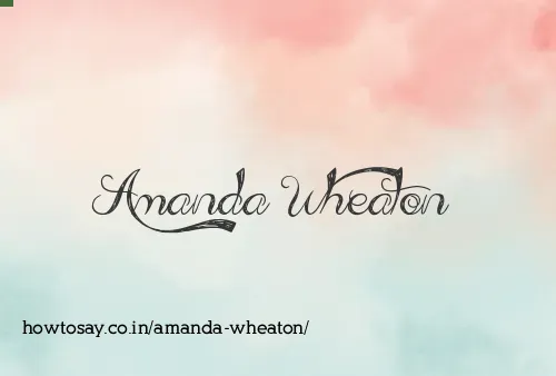 Amanda Wheaton