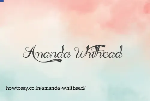 Amanda Whithead