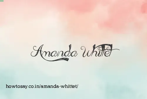 Amanda Whittet
