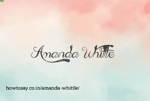 Amanda Whittle