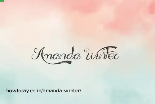 Amanda Winter