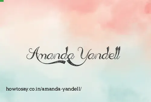 Amanda Yandell