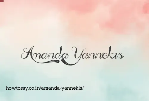 Amanda Yannekis