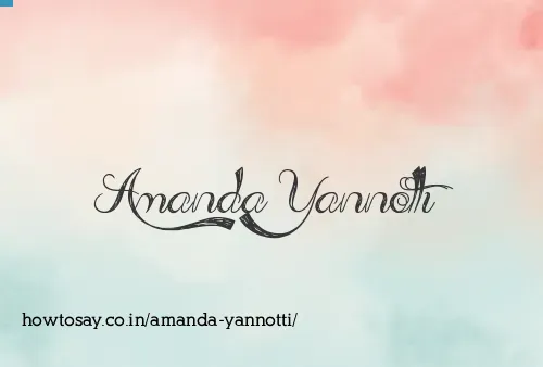 Amanda Yannotti