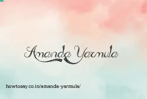 Amanda Yarmula