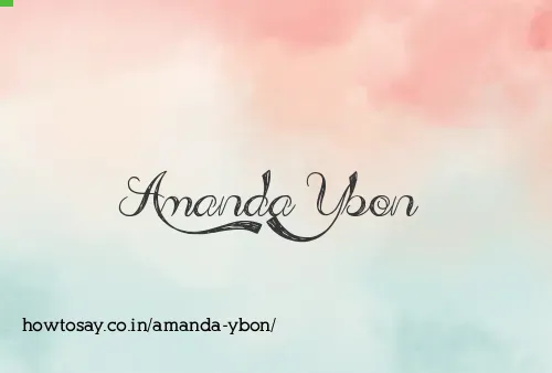 Amanda Ybon