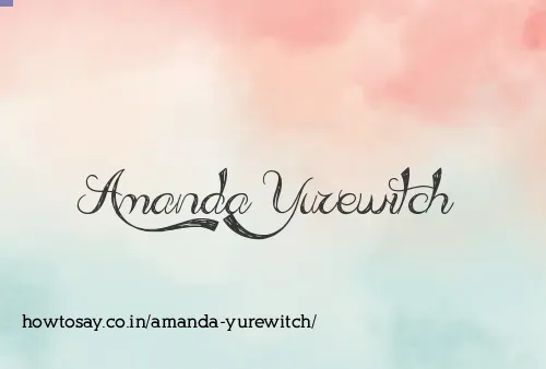 Amanda Yurewitch