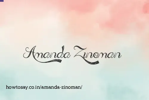 Amanda Zinoman