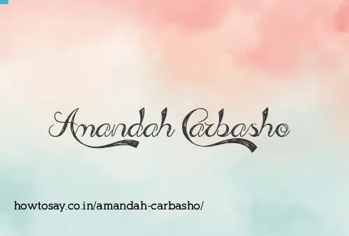 Amandah Carbasho
