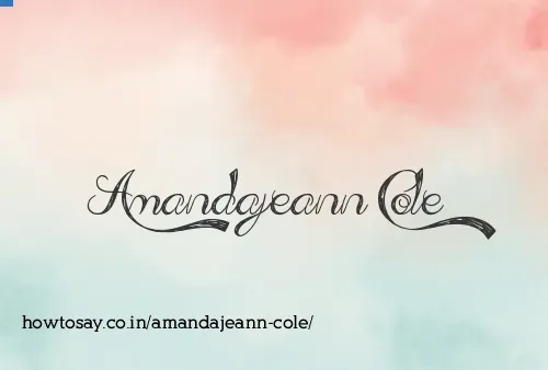Amandajeann Cole