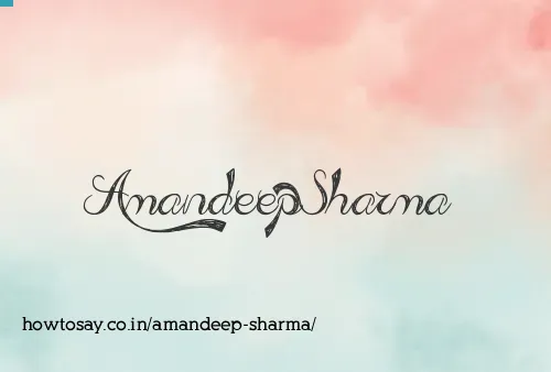 Amandeep Sharma