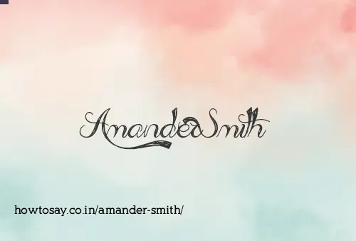 Amander Smith