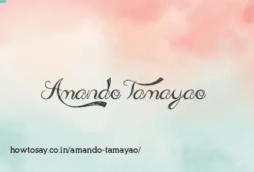 Amando Tamayao