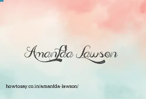 Amanfda Lawson