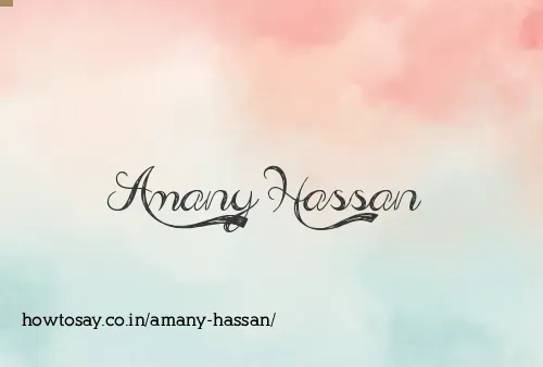 Amany Hassan