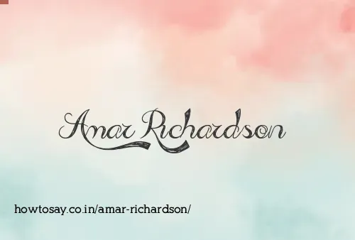 Amar Richardson