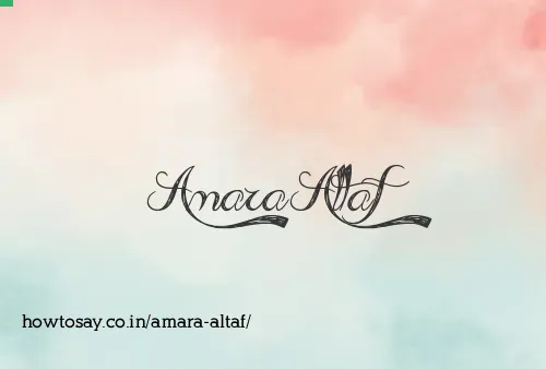 Amara Altaf