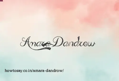 Amara Dandrow
