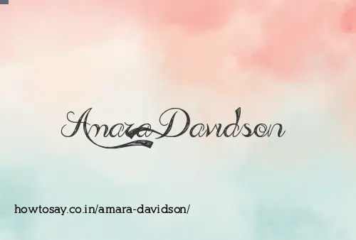 Amara Davidson
