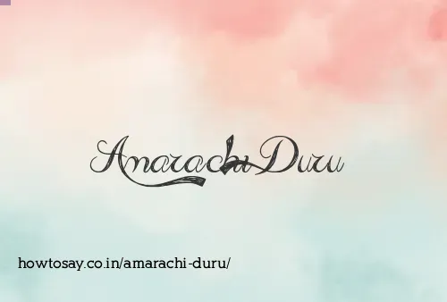 Amarachi Duru