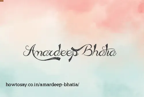 Amardeep Bhatia