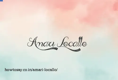 Amari Locallo