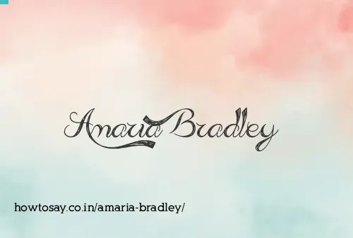 Amaria Bradley