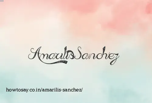 Amarilis Sanchez
