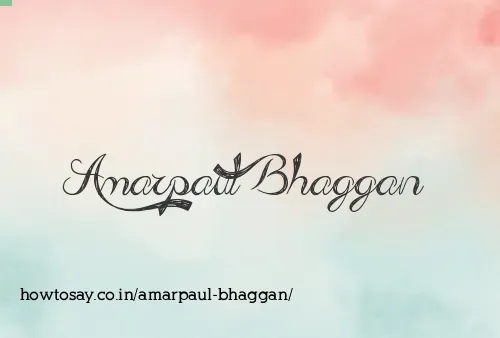 Amarpaul Bhaggan