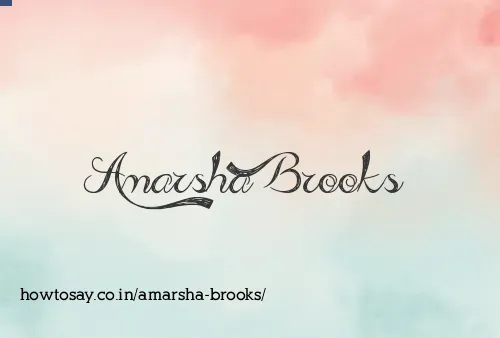 Amarsha Brooks