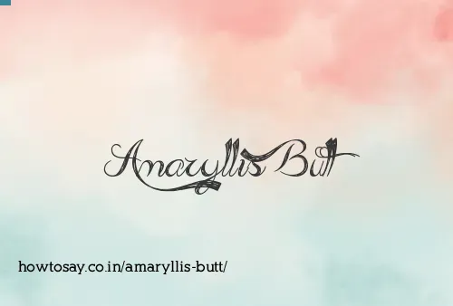 Amaryllis Butt