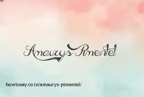 Amaurys Pimentel