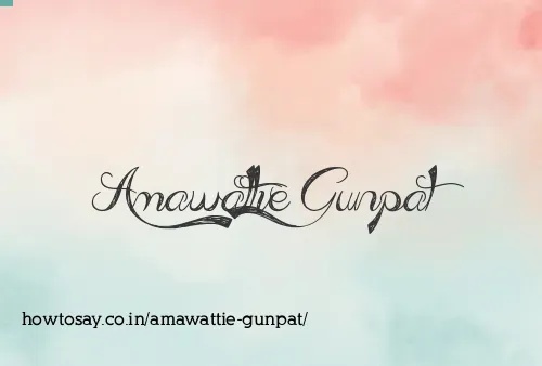Amawattie Gunpat