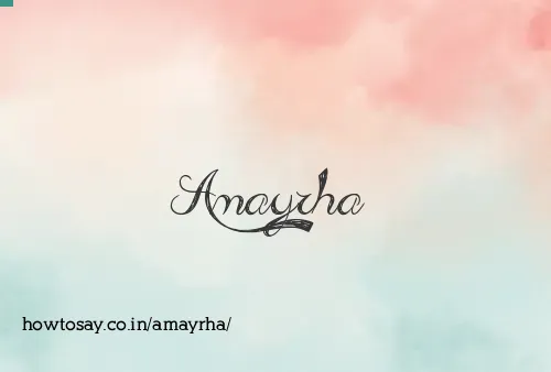 Amayrha