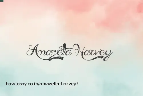 Amazetta Harvey