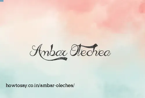 Ambar Olechea