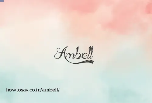 Ambell
