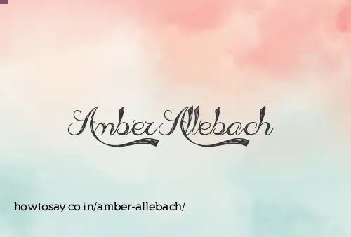 Amber Allebach