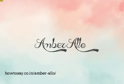 Amber Allo