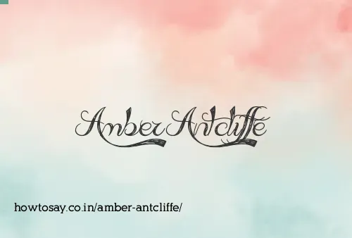 Amber Antcliffe