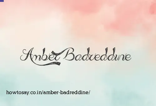 Amber Badreddine