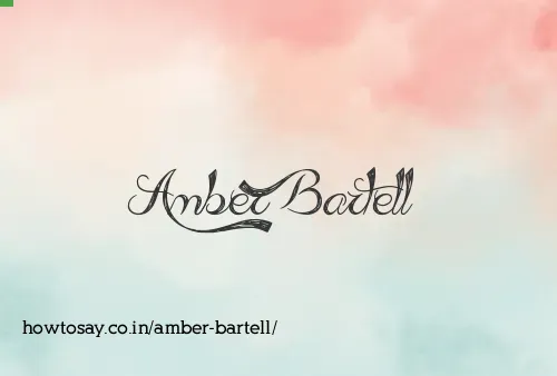 Amber Bartell