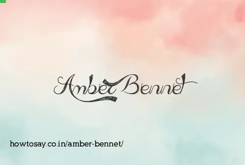 Amber Bennet