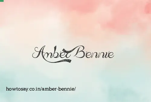 Amber Bennie