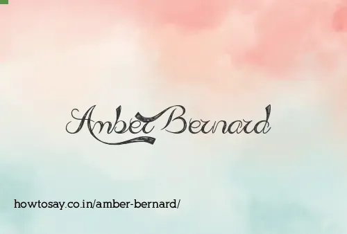 Amber Bernard