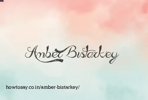 Amber Bistarkey