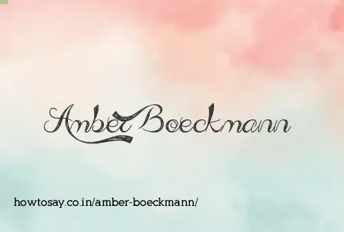 Amber Boeckmann